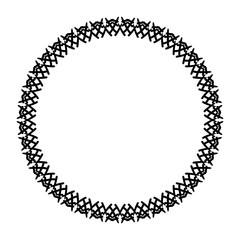 Rounded frame simple black white stamp put text decor vintage theme simple single. Part Art web sign lace icon style copy space blank empty card label badge Kite rays oval wave curl shape swirl lines