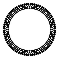 Rounded frame simple black white stamp put text decor vintage theme simple single. Part Art web sign lace icon style copy space blank empty card label badge Kite rays oval wave curl shape swirl lines