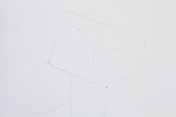 White and colorful messy wall stucco texture background. Decorative wall paint.