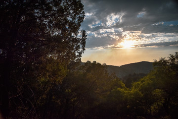 sunset at Big Bend National Park