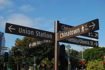 Union Station Street Sign - Los Angeles, California