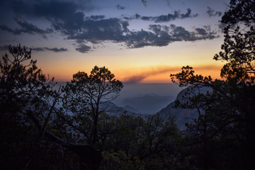 sunset at Big Bend National Park