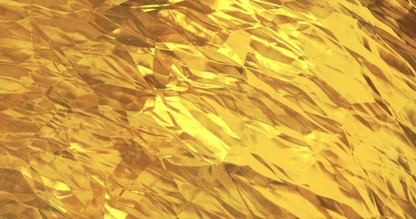 Golden foil background. Gold texture 3D rendering image 3D rendering