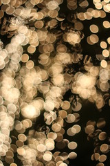 Bokeh around ratchadamneon road light
