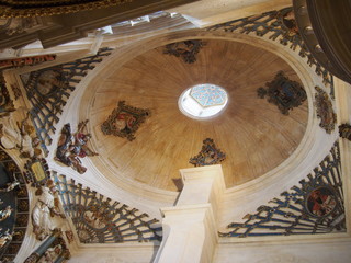 Inside of the Catedral de Burgos on the road to Santiago de Compostela, Camino de Santiago, Way of...