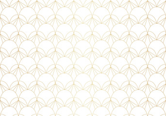 Classic Art Deco Seamless Pattern. Geometric Stylish Texture. Abstract Retro Vector Texture.