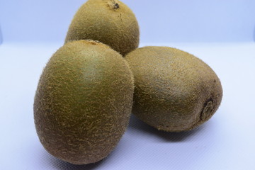 kiwi fruit isolated on white background