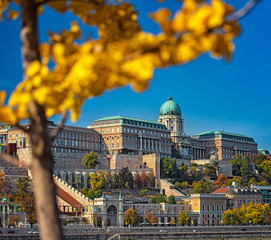 View on the Royal Palace of Buda in Budapest, Hungary