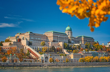 View on the Royal Palace of Buda in Budapest, Hungary