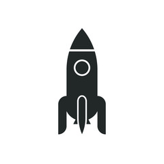 rocket isolated on white background