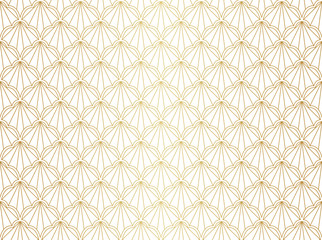 Vector abstract arabesque seamless pattern. Geometric classic background. Vintage art deco texture.