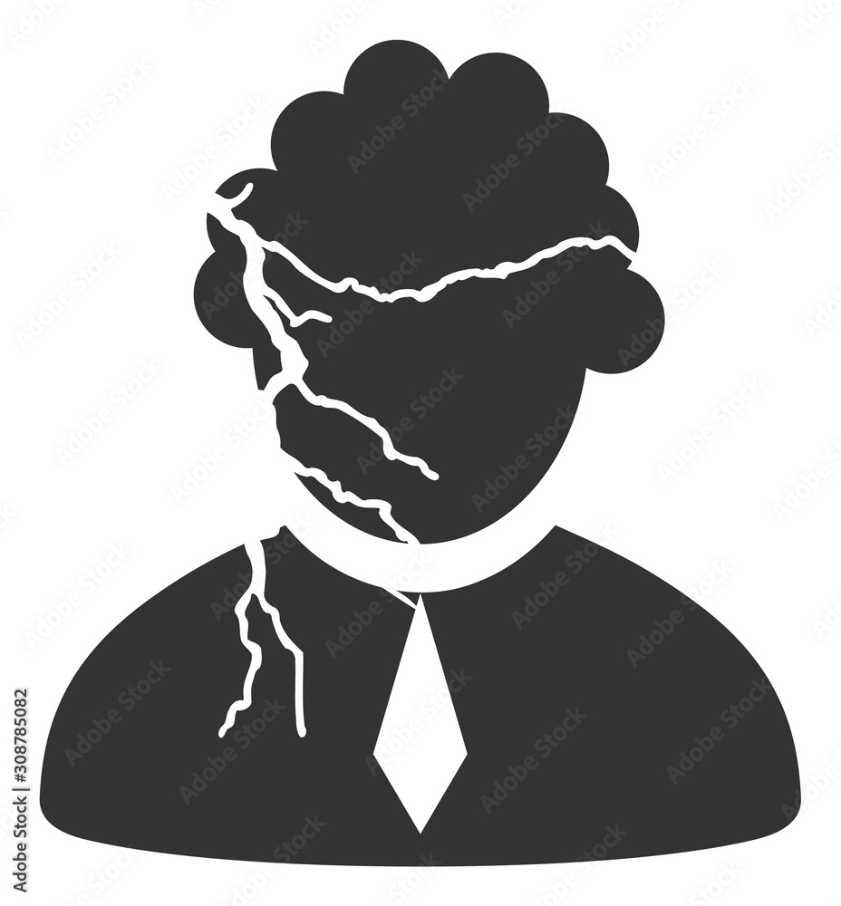 Aufkleber corrupted judge vector icon. flat corrupted judge symbol is isolated on a white background.
