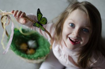 Girl smiling portrait