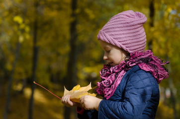 autumn happy girl