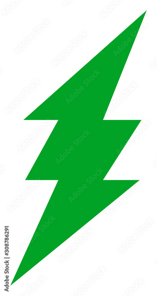 Poster execute vector icon. flat execute pictogram is isolated on a white background.