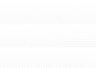 Abstract halftone dotted background. Futuristic grunge pattern, dot, circles, shadow.  Gray modern optical pop art texture for posters, sites, business cards, cover, labels mock-up, vintage stickers