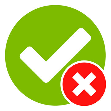 False Positive Vector Icon. Flat False Positive Symbol Is Isolated On A White Background.