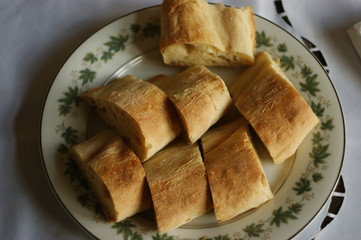 Georgian bread. Traditional handmade Georgian bread - Shoti