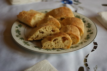 Georgian bread. Traditional handmade Georgian bread