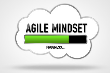 Agile Mindset - motivational progress bar