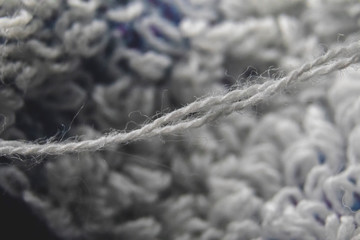 blue wool background