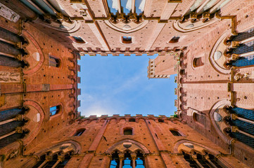 Siena Altstadt in Italien