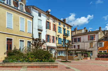 Fototapeta na wymiar Street in Tournus, France