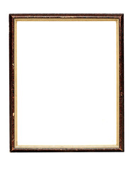 Vintage Bilderrahmen freisteller auf weißem grund
