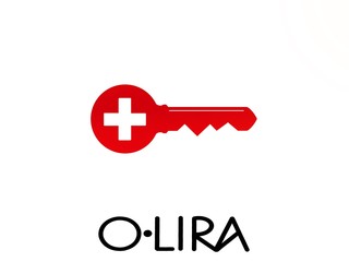 Obraz premium The key to health Logo vector