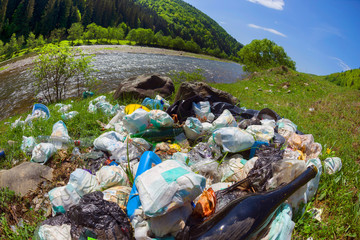 Special operation to clean up the river of debris