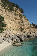 Fototapeta na wymiar Cala del Gabbiani, Golf von Orosei, Sardinien 