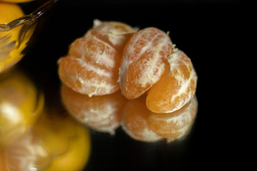  Mandarin with reflection