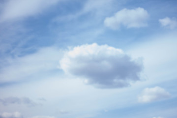 blue sky with clouds