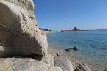 Barisardo, Torre di Barri Strand, Sardinien