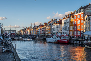 Fototapeta na wymiar Hafen in Kopenhagen