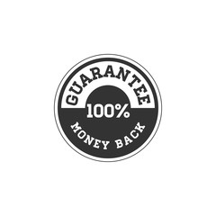 100% money back guaranteed badge