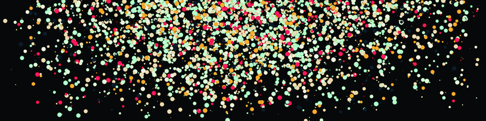 Naklejka na ściany i meble Colorful Universe Distribution Computational Generative Art background illustration