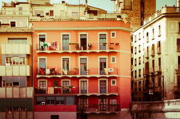 Girona city architecture, Spain