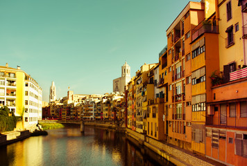 City architecture, Girona, Spain