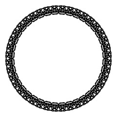 Rounded frame simple black white stamp put text decor vintage theme simple single. Part Art web sign lace icon style copy space blank empty card label badge Kite rays oval wave curl shape swirl lines