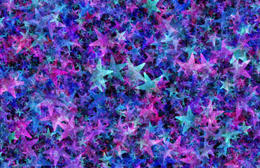 Fototapeta premium colored stars