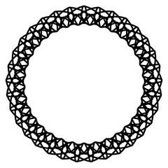 Rounded frame simple black white stamp put text decor vintage theme simple single. Part Art web sign lace icon style copy space blank empty card label badge Kite rays oval wave curl shape swirl lines