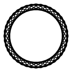 Rounded frame simple black white stamp put text decor vintage theme simple single. Part Art web sign lace icon style copy space blank empty card label badge Kite rays oval wave curl shape swirl lines