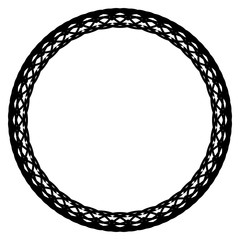 Rounded frame simple black white stamp put text decor vintage theme simple single. Part Art web sign lace icon style copy space blank empty card label badge Kite rays oval wave curl shape swirl lines