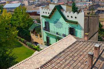 Obraz premium Panoramic view of Girona, Catalonia, Spain.