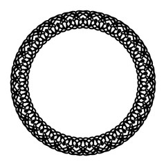 Rounded frame simple black white stamp put text decor vintage theme simple single. Part Art web sign lace icon style copy space blank empty card label badge Kite rays oval wave curl shape swirl lines