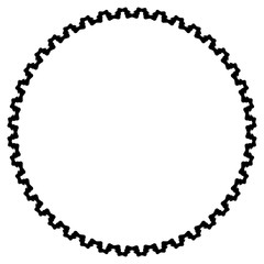 Rounded frame simple black white stamp put text decor vintage theme simple single. Part Art web sign lace icon style copy space blank empty card label badge Kite rays oval wave curl shape swirl lines