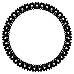 Rounded frame simple black white stamp put text decor vintage theme simple single. Part Art web sign lace icon style copy space blank empty card label badge Kite rays oval wave curl shape swirl lines