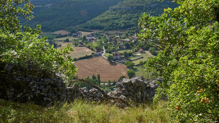 Fototapeta na wymiar vallée du Célé 