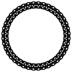 Rounded frame simple black white stamp put text decor vintage theme simple single. Part Art web sign lace icon style copy space blank empty card label badge Kite rays oval wave curl shape swirl lines